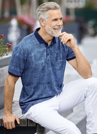 Poloshirt mit Brusttasche 