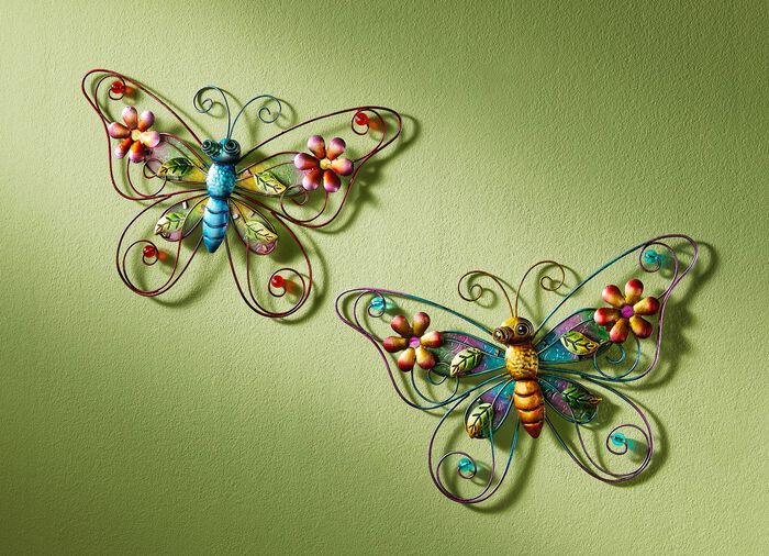 Wanddekoration aus Metall 