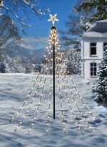 Weihnachtsbeleuchtung mit 200 LEDs 