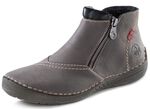 Rieker Bootie aus schattiertem Synthetikmaterial GRAU-SCHWARZ