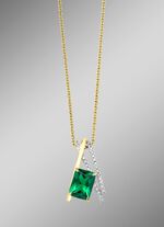 Vergoldeter Anh&auml;nger mit Ankerkette 