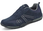 Slipper in flottem Design MARINE-GRAU