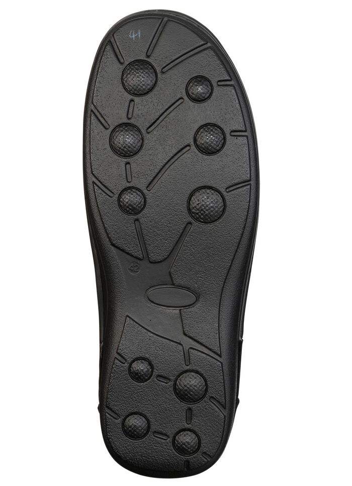 GINO GALANTE, klassische Herren-Schn&uuml;rschuhe, mit herausnehmbarem Fu&szlig;bett SCHWARZ