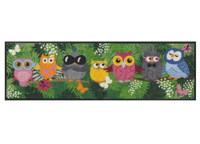 Fu&szlig;matte mit Eulen-Motiv 