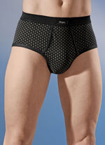 Viererpack Slips, allover dessiniert 