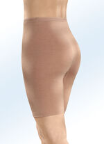 Sylvia Speidel Zweierpack Longpants mit bequemen Elastikbund 1x KARAMELL MELIERT, 1x SCHWARZ