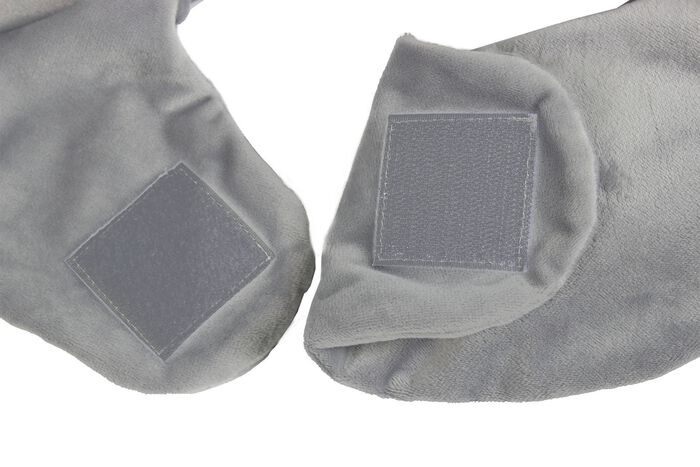 Vital Comfort Nacken-W&auml;rmflasche mit extra Stehkragen GRAU