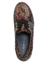 Waldl&auml;ufer, bequemer Damen-Trotteur, Weite H, mit herausnehmbarem Fu&szlig;bett SCHWARZ-BUNT