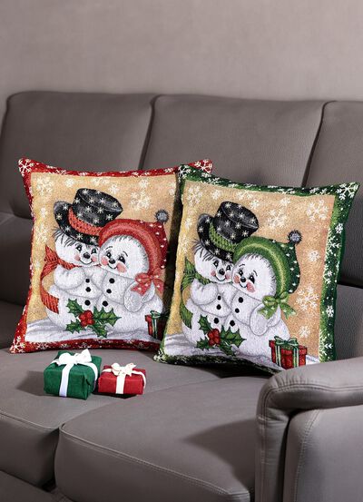 Kissenbez&uuml;ge, 2-er Set, mit Rei&szlig;verschluss 