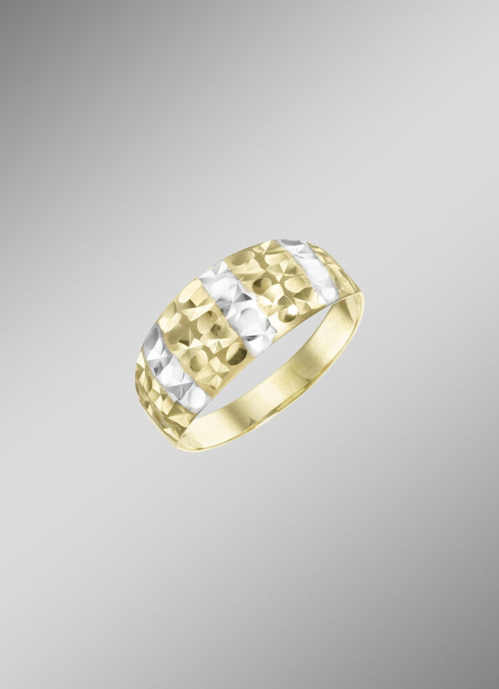 Faszinierender Damenring in Bicolor 