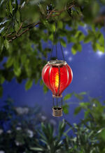 Solar-Heißluftballon mit Flackereffekt ROT