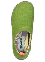 Gemini, komfortable Damen-Hausschuhe, Weite G, mit herausnehmbarem Fu&szlig;bett GR&Uuml;N