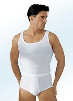 Hermko Dreierpack Slips aus Doppelripp 