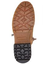 Waldl&auml;ufer Schn&uuml;r-Stiefelette aus bestem Nubukleder CAMEL