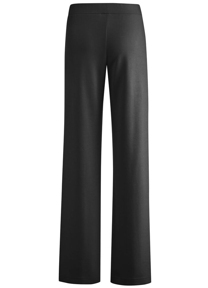 Hose in modischer Weite SCHWARZ