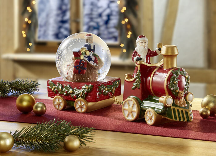 Schneekugel-Zug aus Porzellan von Villeroy & Boch 