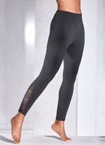 Leggings mit Spitzeneinsatz  