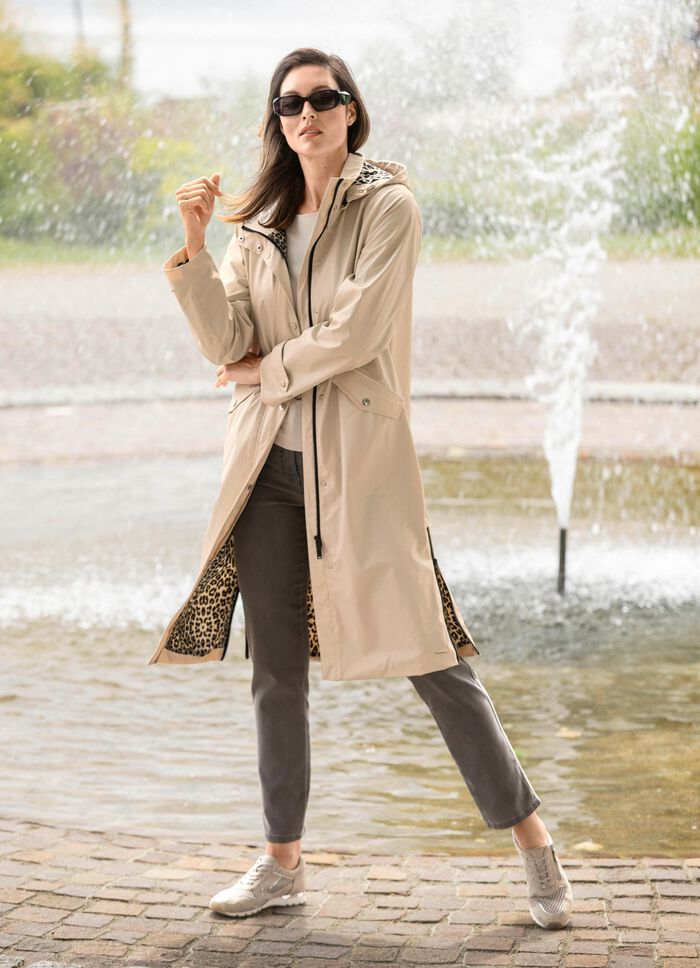 Mantel in leichter A-Linie 