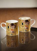 Henkelbecher aus hochwertigem New-Bone-China-Porzellan 