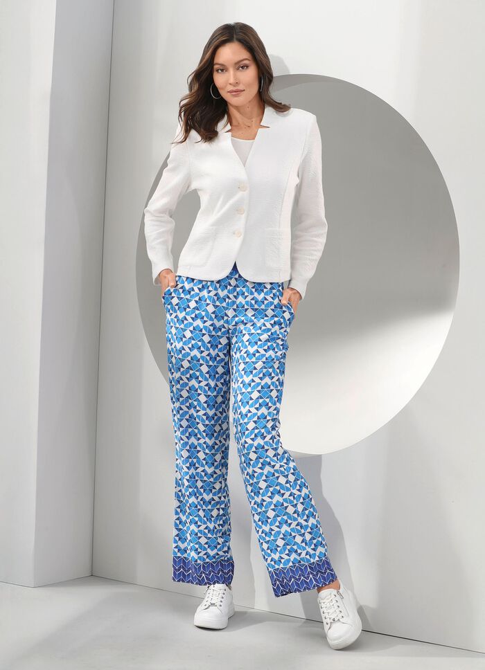 Blusenblazer mit Schulterpolstern 