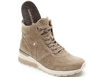 Waldläufer Schnür-Stiefelette mit Innenreißverschluss TAUPE