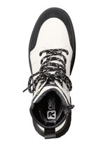 Rieker Stiefelette aus Nappaleder CREMEWEISS-SCHWARZ