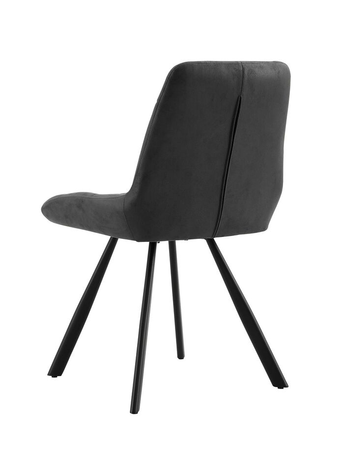 Esszimmerst&uuml;hle, 4er-Set, mit Metallgestell 