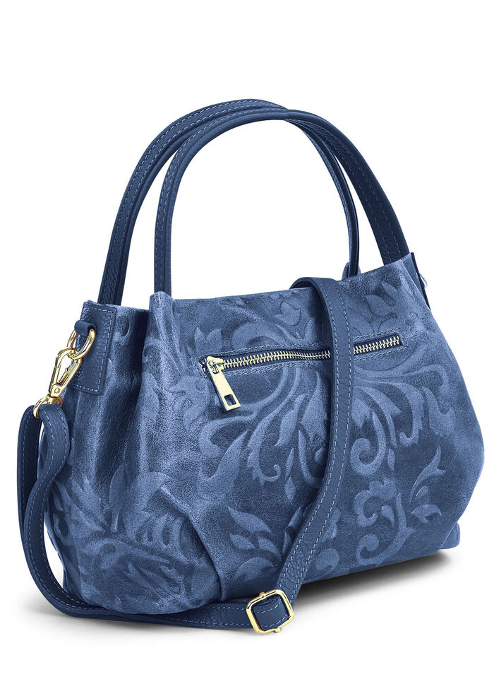 Laurina Tasche mit edler Prägung BLAU