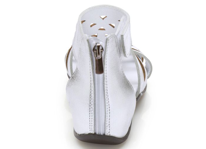 Andrea Conti, modische Damen-Sandalen, aus Leder 