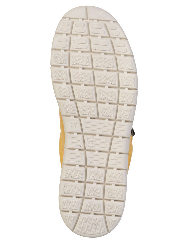 ELENA EDEN, bequeme Damen-Schnürschuhe, Weite G, mit herausnehmbarem Fußbett GELB