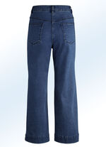 Jeans-Culotte in 5-Pocket-Form DUNKELBLAU