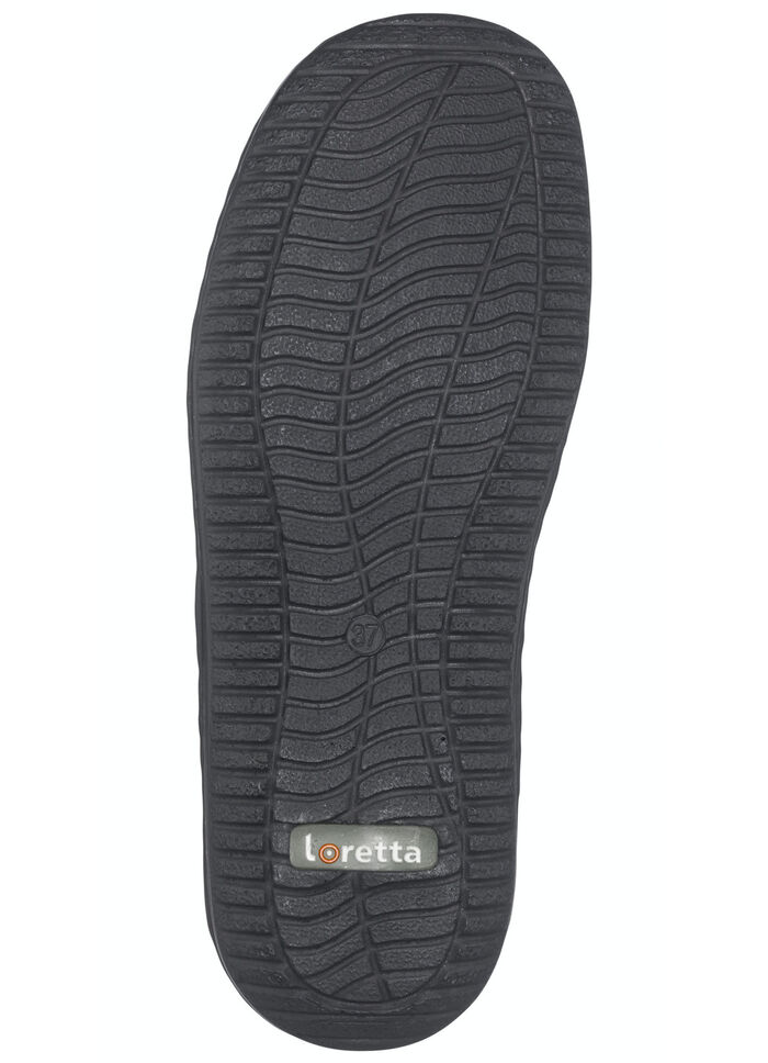 Slipper aus Nappaleder mit Knitter-Struktur BORDEAUX