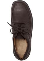 GINO GALANTE, klassische Herren-Schn&uuml;rschuhe, mit herausnehmbarem Fu&szlig;bett MOKKA