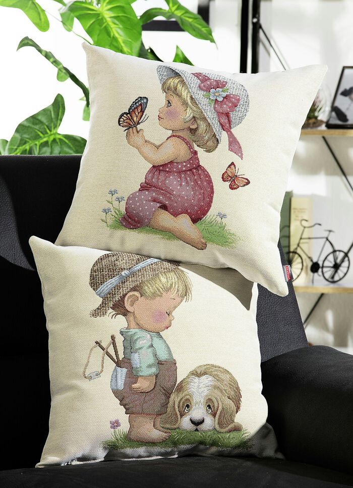 Kissenbez&uuml;ge mit Rei&szlig;verschluss BUNT