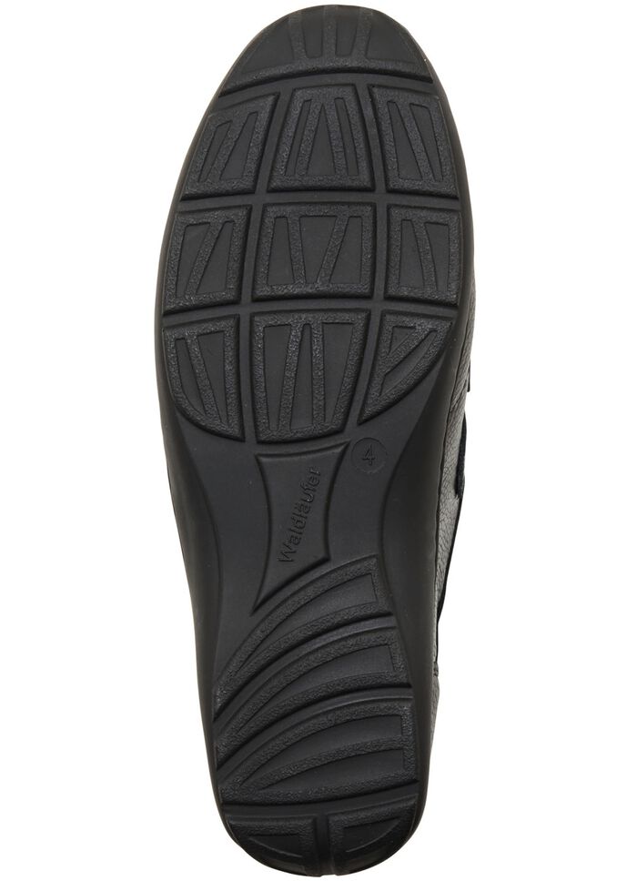 Waldl&auml;ufer, bequeme Damen-Slipper, Weite H, mit herausnehmbarem Fu&szlig;bett 