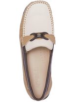 ELENA EDEN Slipper mit dekorativer Spange BRAUN-BEIGE