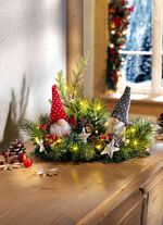 Beleuchtetes Gesteck, batteriebetrieben 