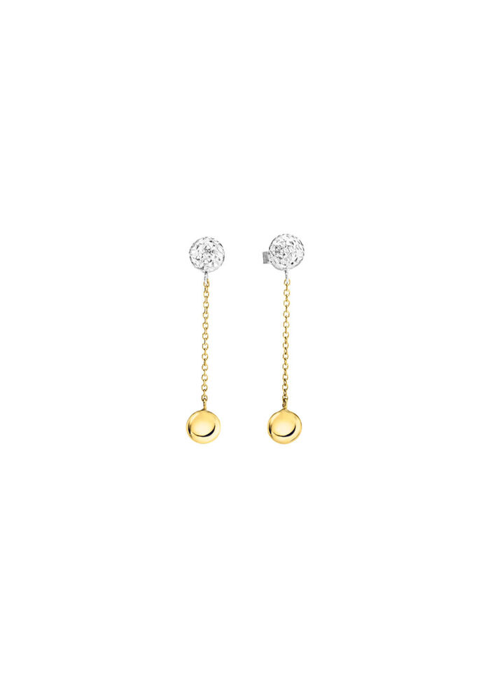 Wundersch&ouml;ne Ohrstecker in Bicolor 