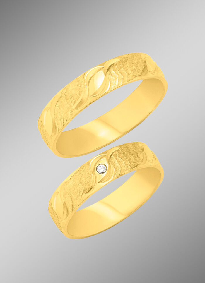 Sch&ouml;ner Brillant-Trauring 