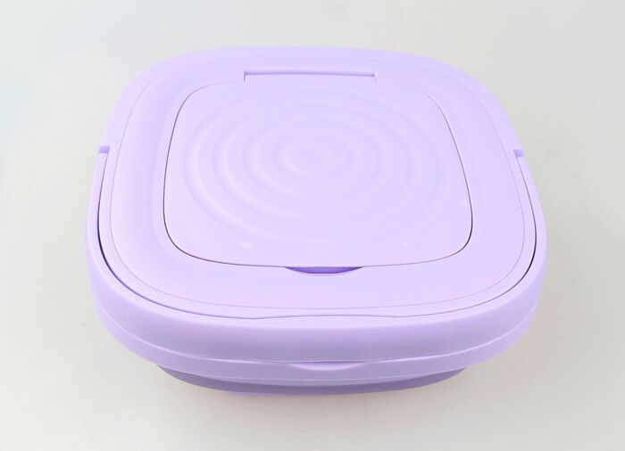 Faltbare Mini-Waschmaschine LILA