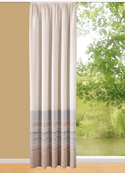 Tolle &Uuml;bergardine mit geradem Abschluss 