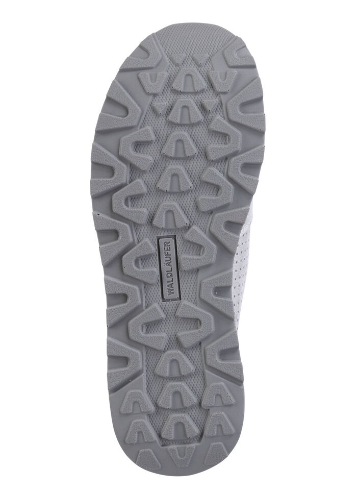 Waldläufer Schnür-Sneaker aus Nappaleder SILBER