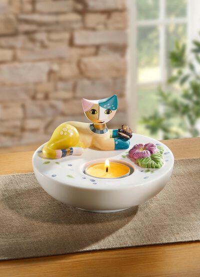 Goebel-Teelichthalter aus der Rosina-Wachtmeister-Kollektion 