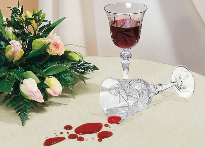 Bügelfreie Tischdecke mit Fleckschutz-Ausrüstung WEISS