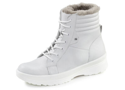 Schnür-Bootie aus echtem Lammfell 