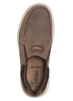 Slipper aus Nappaleder TABAKBRAUN-MOKKA