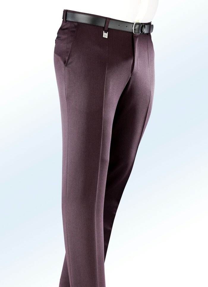 "Klaus Modelle"-Unterbauchhose mit Zieranhänger in 4 Farben BURGUND