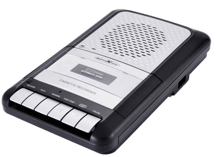 Tragbarer Kassettenrekorder 
