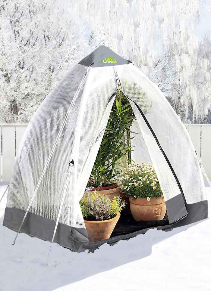 Überwinterungszelt Igloo mit 3-lagiger Luftpolster-Isolierung 