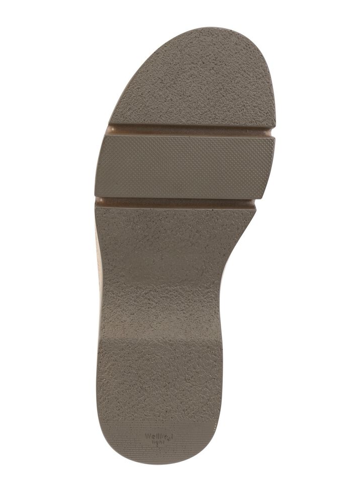 Waldl&auml;ufer Pantolette mit Zier-Schlie&szlig;e SAND